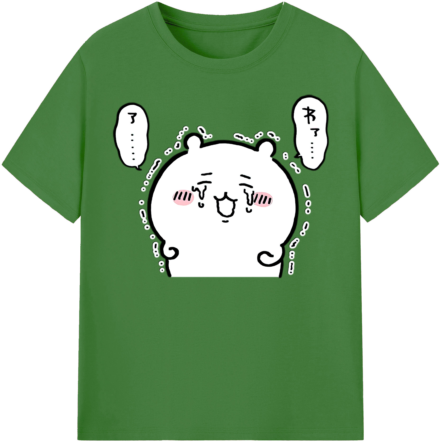 （画像用） ちいかわ ちいかわ Chii-kawa chiikawa レディースカジュアルプリントTシャツ（綿100％）